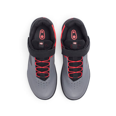 ZAPATOS STAMP SPEEDLACE GRIS / ROJO - SUELA NEG 7.5